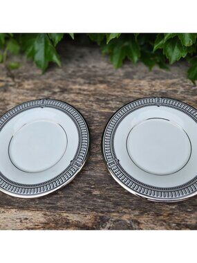 Lenox Architects Table Replacement 5 7/8" Saucers Fine Bone China USA